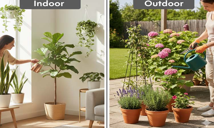merawat tanaman hias indoor dan outdoor